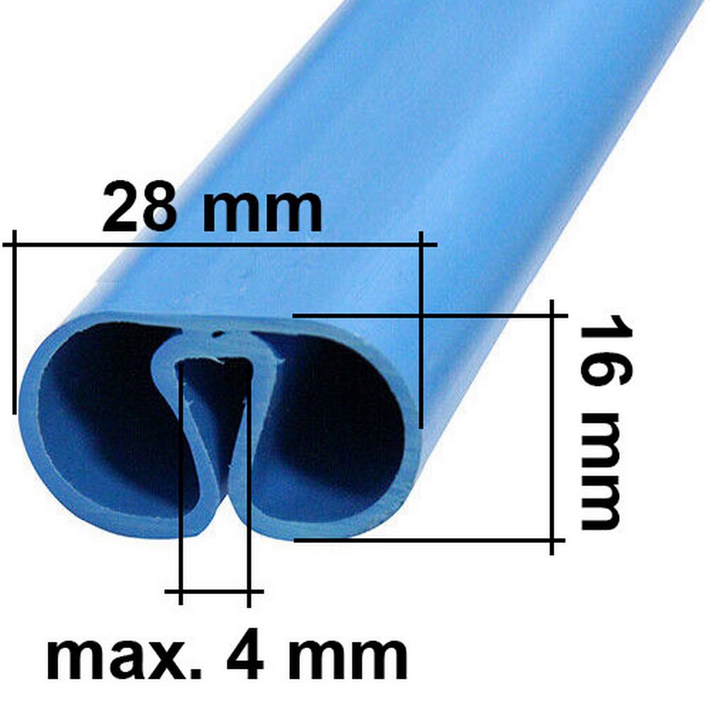 Pool Handlauf Set Splasher für Rundpool Ø 500 cm I blau I 5 m