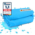 2. Wahl | Poolfolie Rund Pool I 400 x 120 cm I 0,8 mm I blau I Rundbecken Rundpool