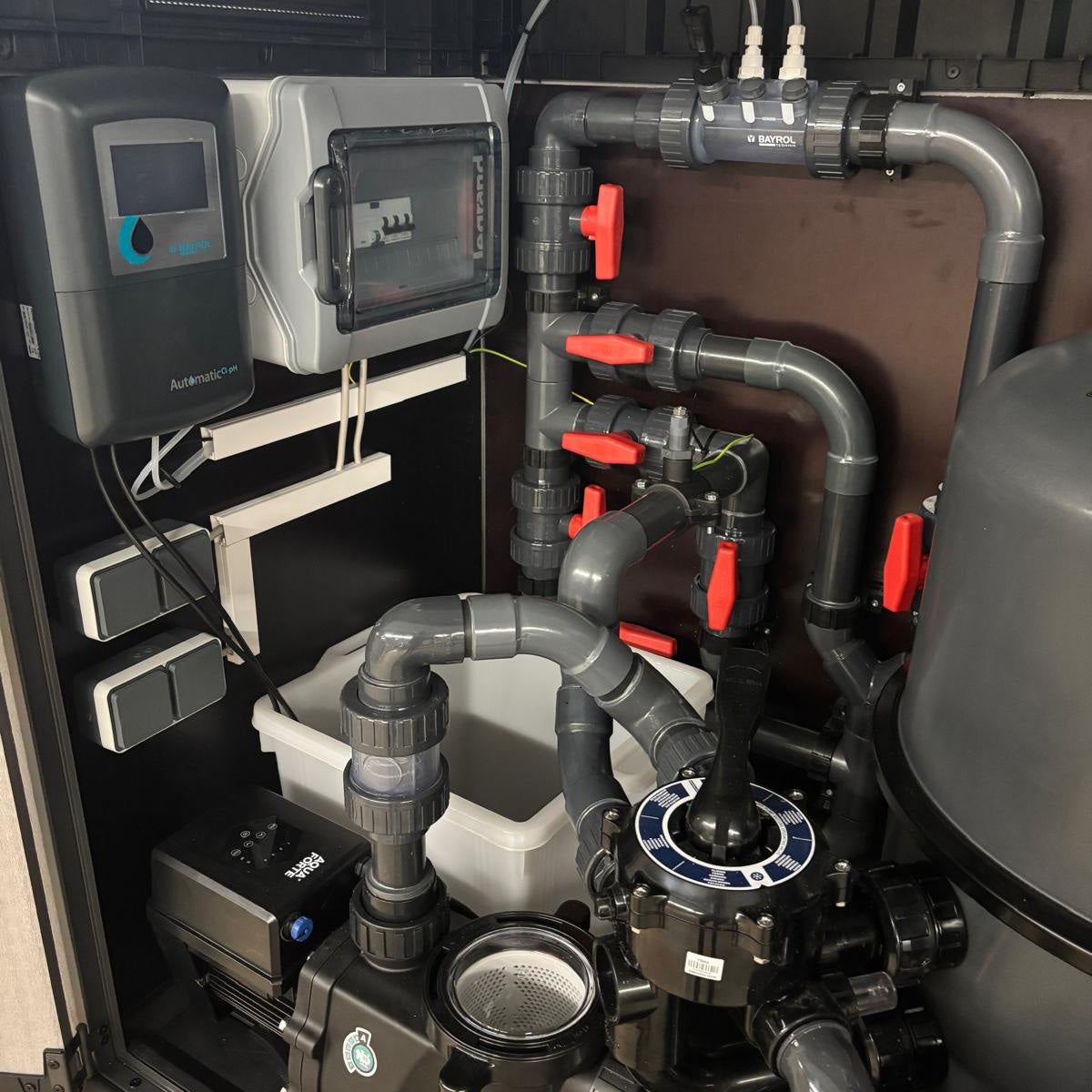 Pool Technikbox I inkl. Salzelektrolyse I Bayrol Automatic Salt 5