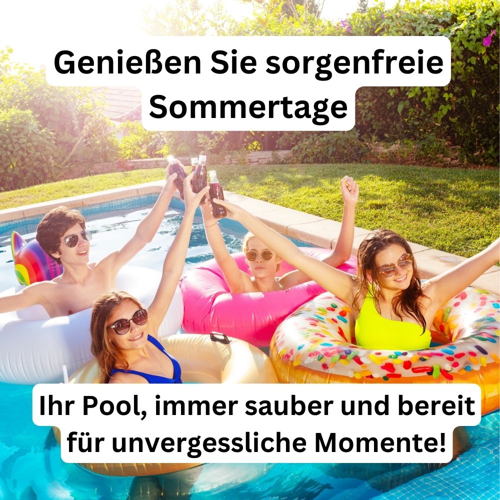 Poolfolie Ovalpool 737 x 360 x 150 cm I 0,8 mm I blau