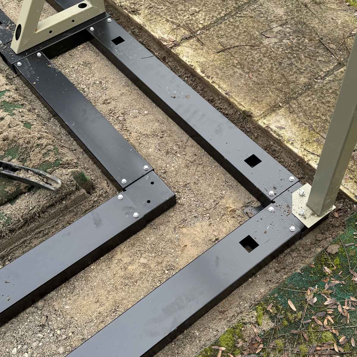 Boden-Kit für Laghetto ANTEA 3X5 (Aufstellung ohne Beton)