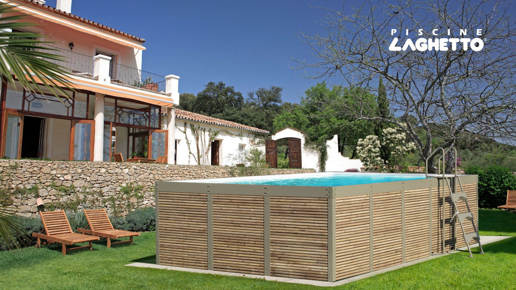 Piscine Laghetto ANTEA 2X5 - Design Aufstellpool mit Sandfilter
