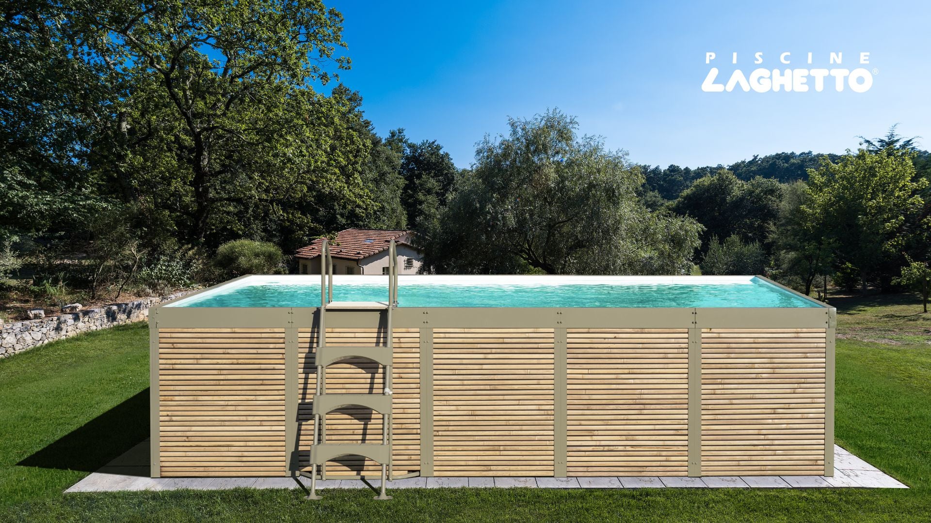 Piscine Laghetto ANTEA 2X5 - Design Aufstellpool mit Sandfilter