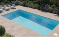 Welostone Premium Set | Styroporpool 700 x 350 x 150 cm | Blau | Einstiegsleiter