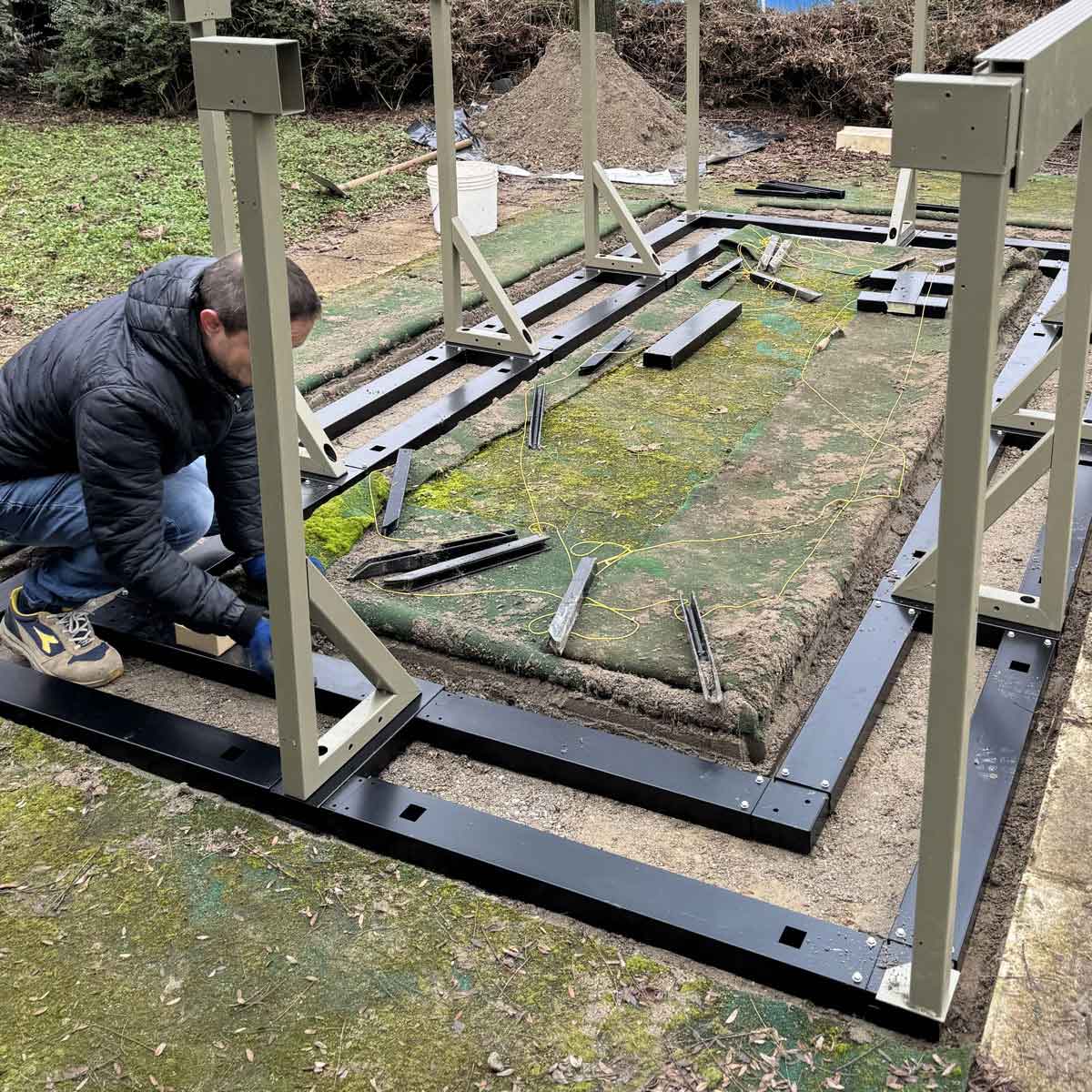 Boden-Kit für Laghetto ANTEA 3X5 (Aufstellung ohne Beton)