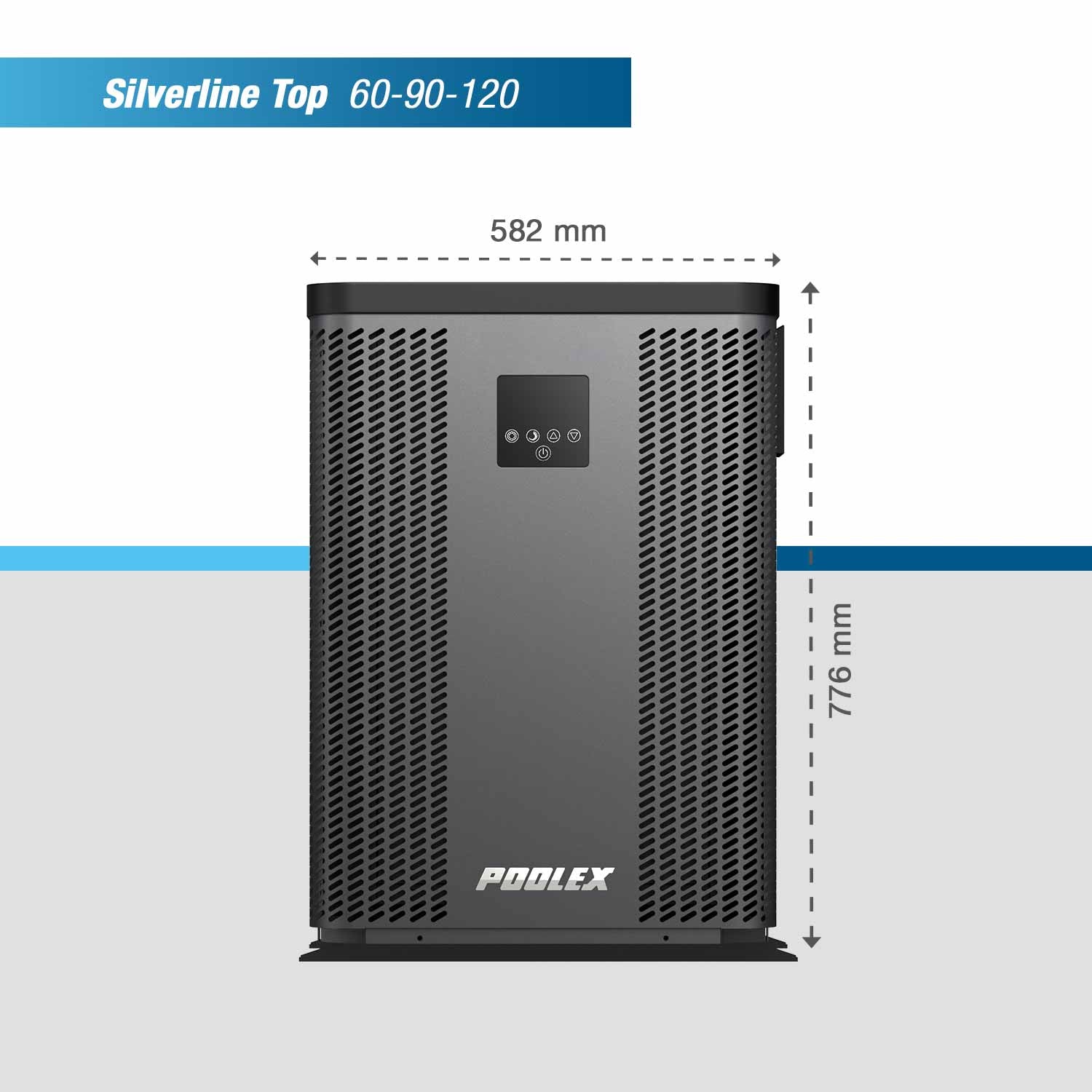 Poolex-Wärmepumpe Silverline Top Modell 90