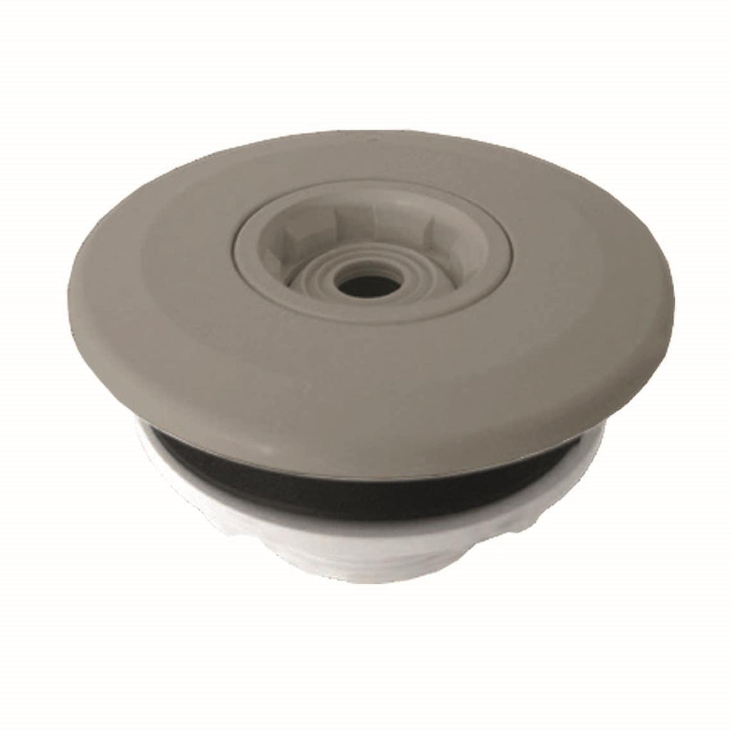 welo PPLine Silber Pro | inkl. Verrohrung u. Einbauteile | 6,1 x 3,1 x 1,5 m | Grau | Treppe Gesamte Breite 5-stufig
