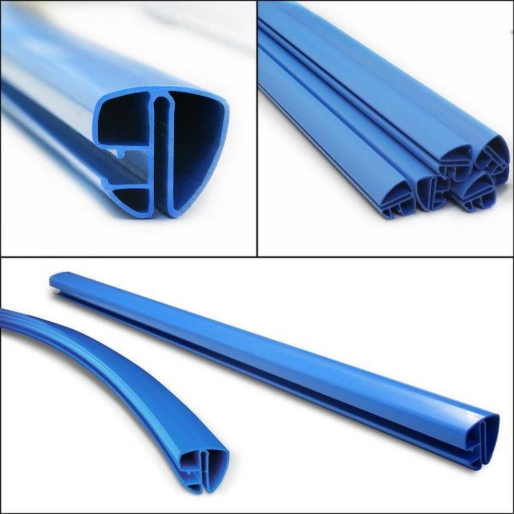 Pool Handlauf Set Spezial für Ovalpool 490 x 300 cm I blau I 4,9 x 3 m