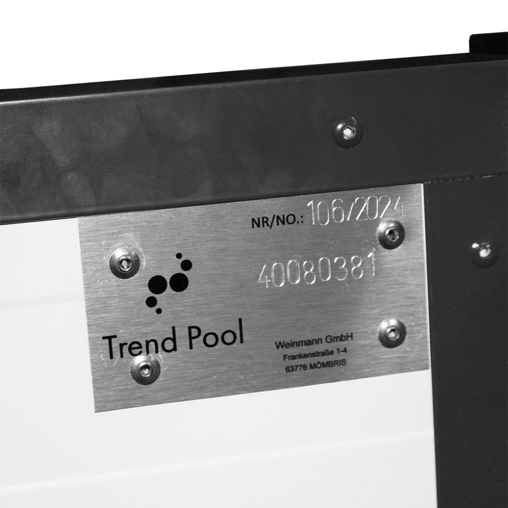 Trend Pool Technikbox Premium XL | DIY | 235 x 100 x 106 cm | Paneel RAL 7016 Anthrazit  / Rahmen RAL 7016 Anthrazit | ohne Inhalt