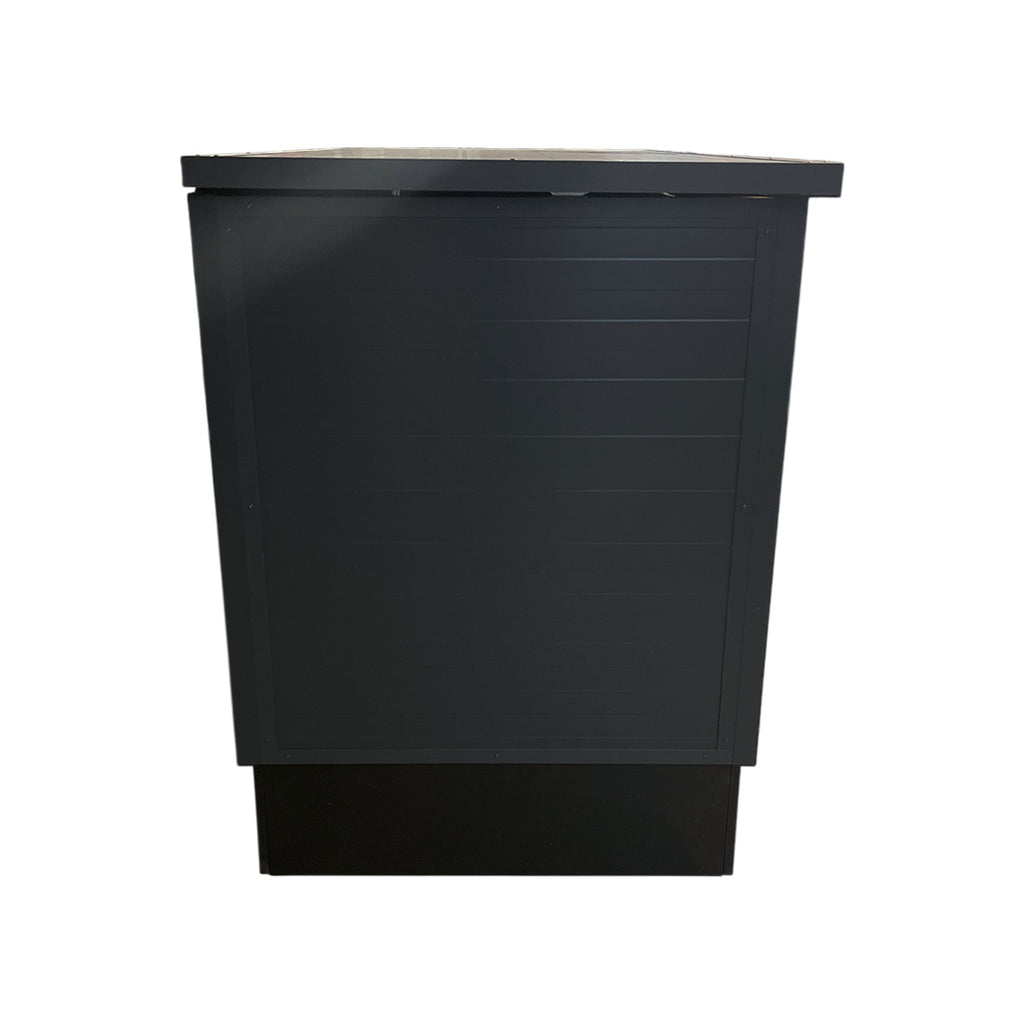 Trend Pool Technikbox Premium XL inkl. Unterkonstruktion und Medienkonsole | DIY | Paneel RAL 7016 Anthrazit  / Rahmen RAL 7016 Anthrazit | ohne Inhalt