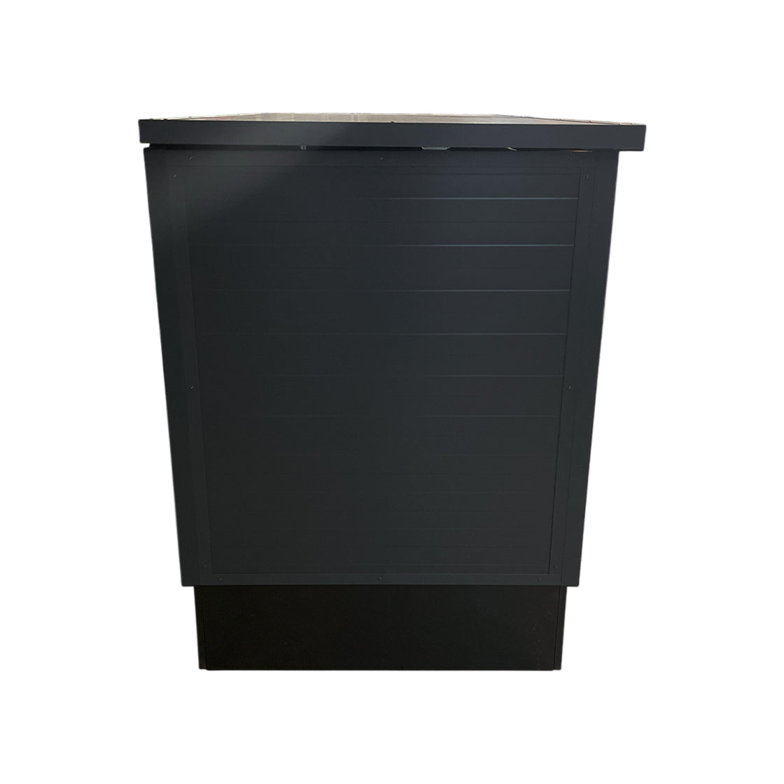 Trend Pool Technikbox Premium XL inkl. Unterkonstruktion und Medienkonsole | DIY | Paneel RAL 7016 Anthrazit  / Rahmen RAL 7016 Anthrazit | ohne Inhalt