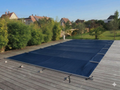 Welopool Rollschutzabdeckung VITROS ONE | rechteckig | 700 x 350 cm | Nachtblau | Poolabdeckung Sicherheitsabdeckung Kindersicher Ganzjahresabdeckung Rollschutz Stabiles Aluminium